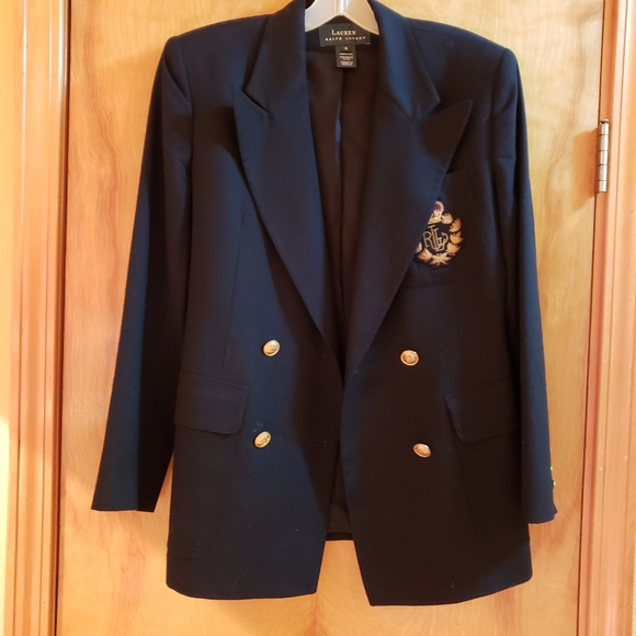 Ralph Lauren Jackets & Blazers - Ralph Lauren double-breasted black blazer size 4